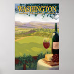 Washington Wine Country - Travel Poster