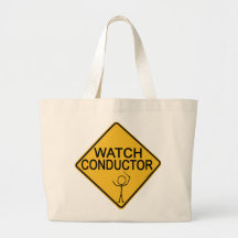 Watch Conductor Tote Bag