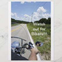 Watch out for Bikers Custom Flyer