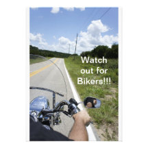 Watch out for Bikers Personalized Invitations