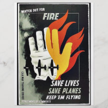Watch Out For Fire Custom Flyer