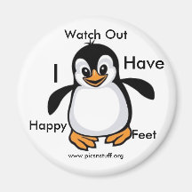 Watch Out Refrigerator Magnets