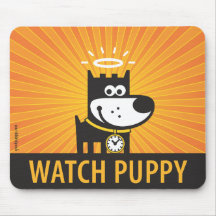 WATCH PUPPY Mouse Pad