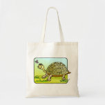 Watchful Turtle Tote Bags