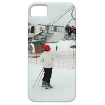 Watching the ski lift iPhone 5 cover
