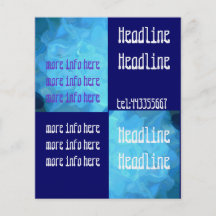 water abstraction custom flyer