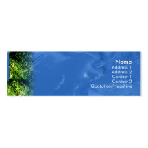 Water and Grass - Skinny Business Cards
