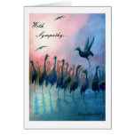 Water Birds, With Sympathy... Card