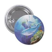 Water Dolphin Button
