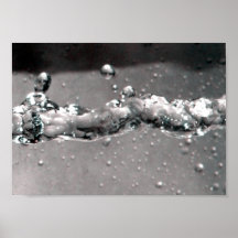 water drop - frozen in time print