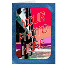 Water Drops Frame Card