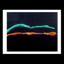 Water + Fire (2) postcards