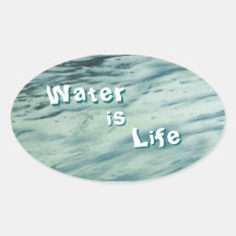 Water is Life Stickers