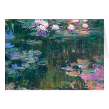 Water Lilies 5 Greeting Cards