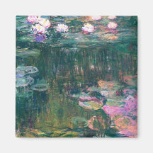 Water Lilies 5 Magnets