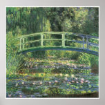 Water Lilies and Japanese Bridge, 1899 Posters