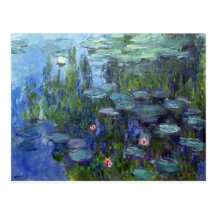 Water Lilies, Claude Monet Postcards