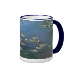 Water Lilies, Monet, Vintage Impressionism Flowers Coffee Mugs