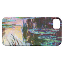 Water Lilies, Setting Sun Claude Monet