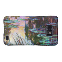 Water Lilies, Setting Sun Claude Monet Galaxy S2 Case