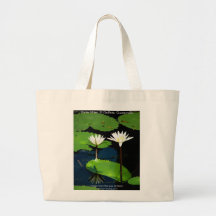 Water lillies, El Golfete, Guatemala Tote Bag