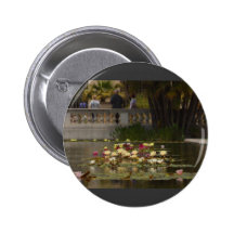 Water Lilly Lillies Flowers Pinback Button