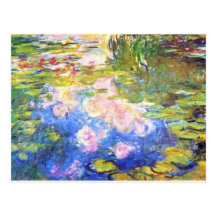 Water Lily Pond Claude Monet Postcards