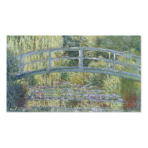 Water-Lily Pond, Symphony in Green - Claude Monet Business Card