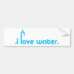 Water Lover Design! Bumper Stickers
