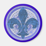 Water Metre Fleur De Lis Magnet