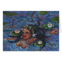 Water Nymph Greeting Card