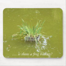 Water plant in a pond – is there a prince hiding? mousepad