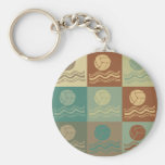 Water Polo Pop Art Key Chain