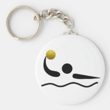 Water Polo Universal Sport Symbol Keychains