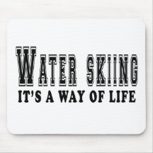 Water Skiing It's way of life Mousepads