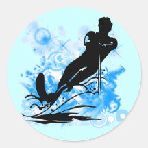 Water Skiing Sticker