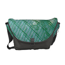 Water stripes courier bag