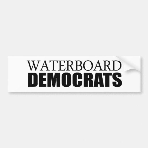 Waterboard Democrats Bumper Stickers