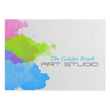 Watercolor Business Card