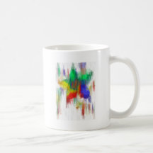 Watercolor Canvas Coffee Mug