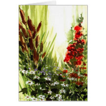 watercolor card