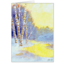watercolor card