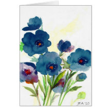 watercolor card