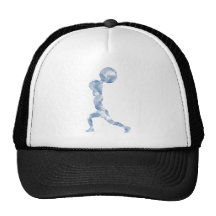 Watercolor Clean & Jerk in Blue Trucker Hats