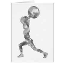 Watercolor Clean & Jerk in Grey Cards