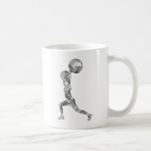 Watercolor Clean & Jerk in Grey Mugs