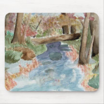 Watercolor Creek Mousepad