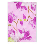 Watercolor Flowers Card
