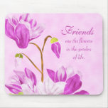 Watercolor Flowers Mousepad