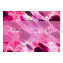 Watercolor Girls Night Out! Card